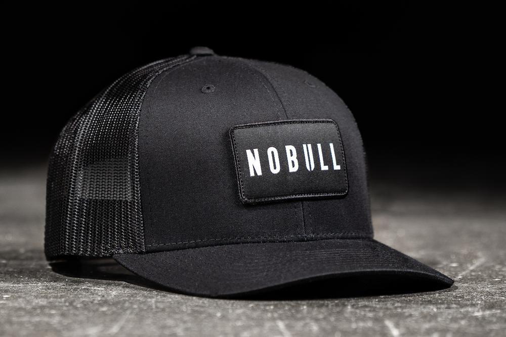 NOBULL Curved-Brim Trucker Hats - Black - Ireland (1607QUWYN)